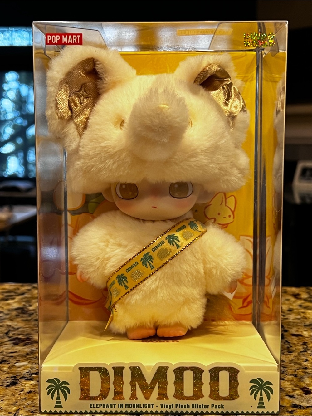 DIMOO Elephant Plush Pendant NIB